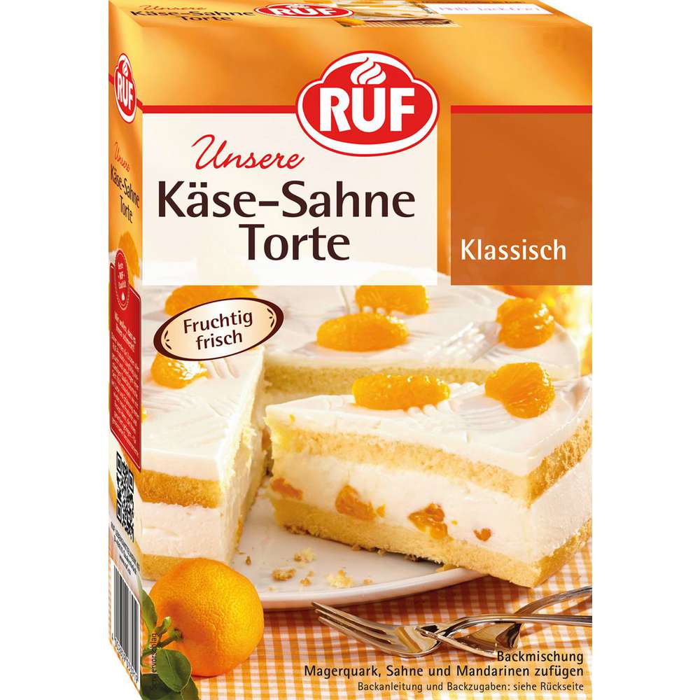 Produktabbildung RUF Backmischung, Käse-Sahne Torte