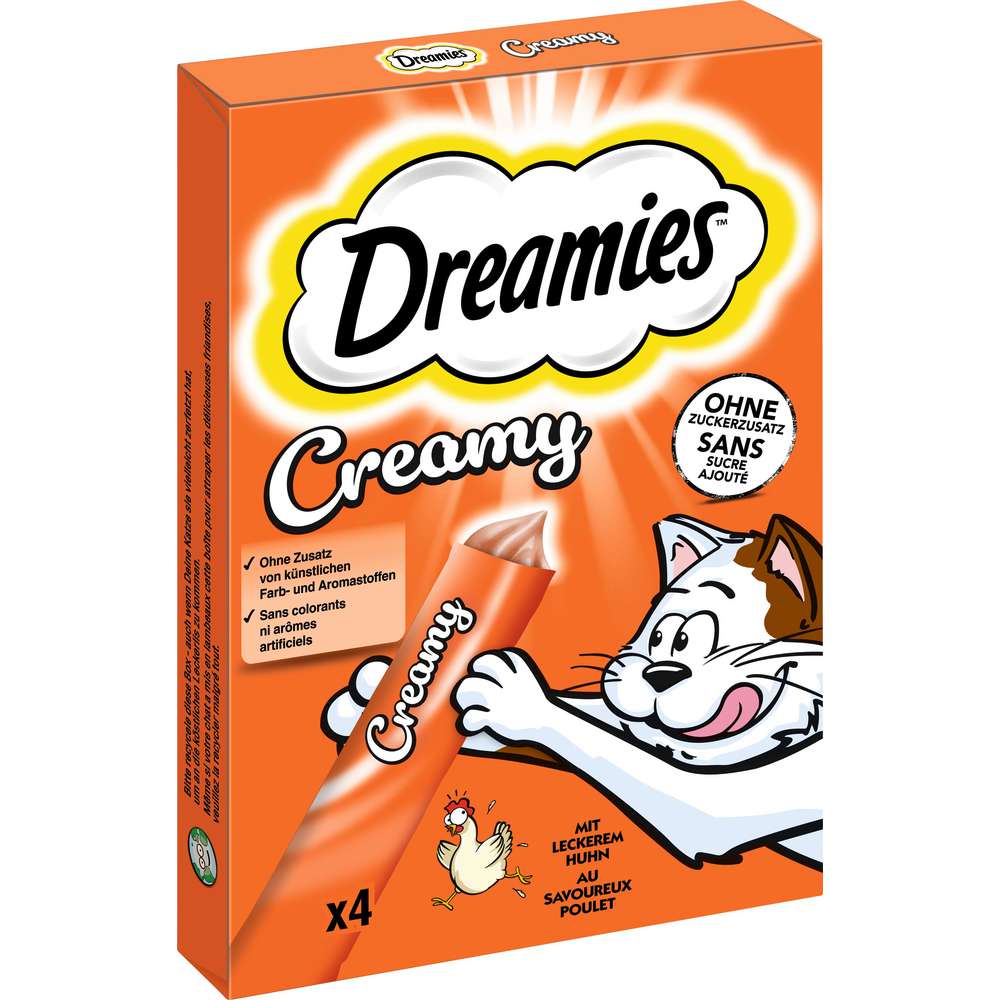 Produktabbildung Dreamies Katzen-Snack Creamy mit Huhn