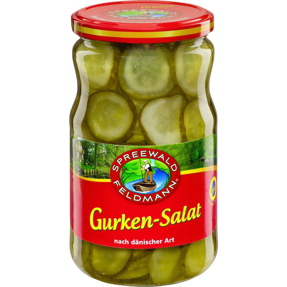 Produktabbildung Spreewald-Feldmann Gurkensalat, dänische Art
