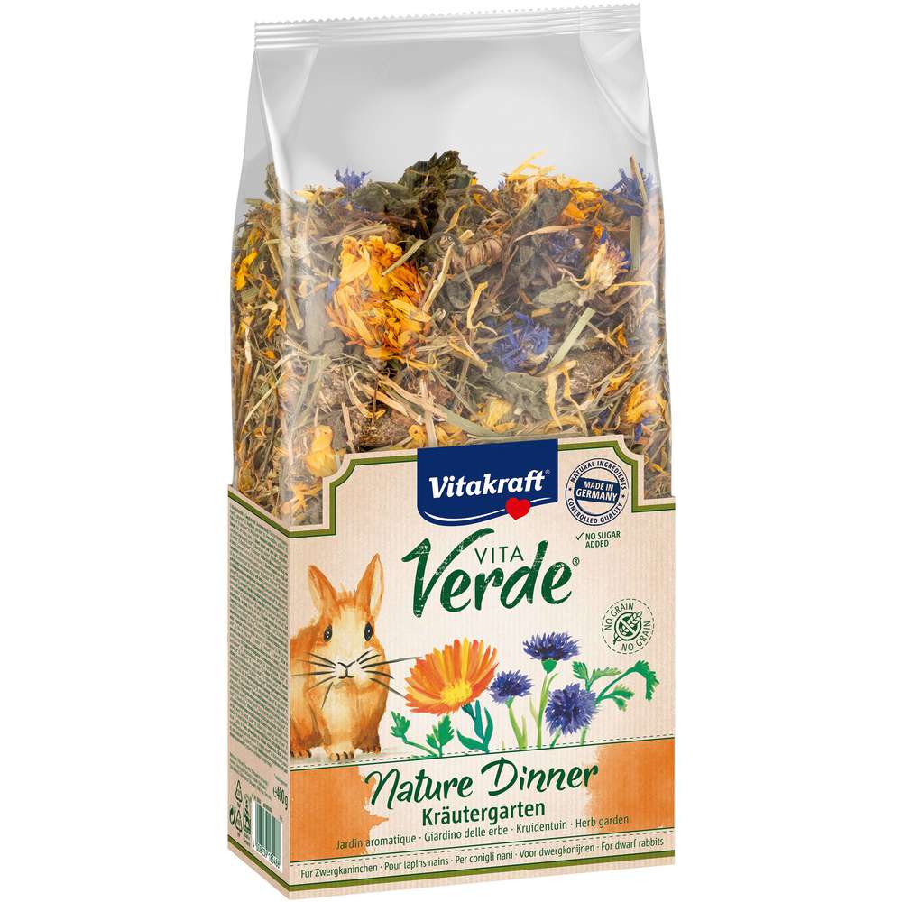 Produktabbildung Vitakraft Zwergkaninchenfutter Vita Verde, Kräutergarten