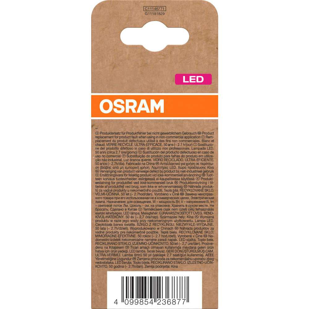 Produktabbildung Osram LED-Birne Classic E27 100W, Warm White