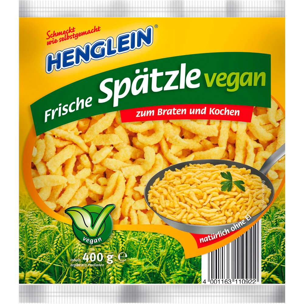 Produktabbildung Henglein Spätzle Vegan