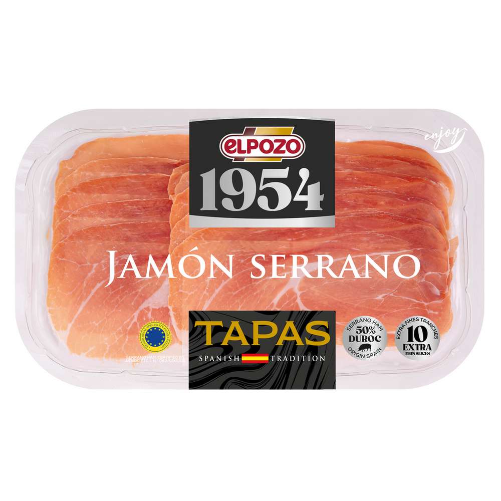 Produktabbildung Elpozo Tapasplatte, Serranoschinken