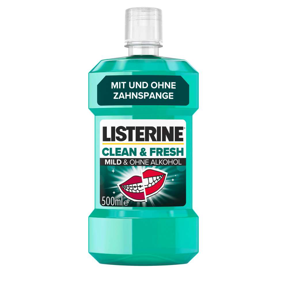 Produktabbildung Listerine Mundspülung Clean & Fresh, Mild & ohne Alkohol