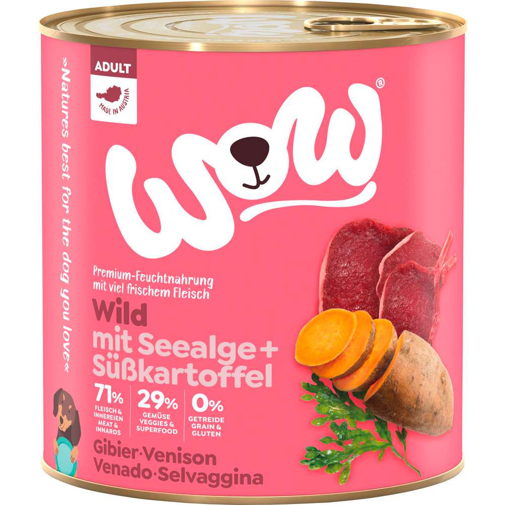 Produktabbildung WoW Hunde-Nassfutter Wild