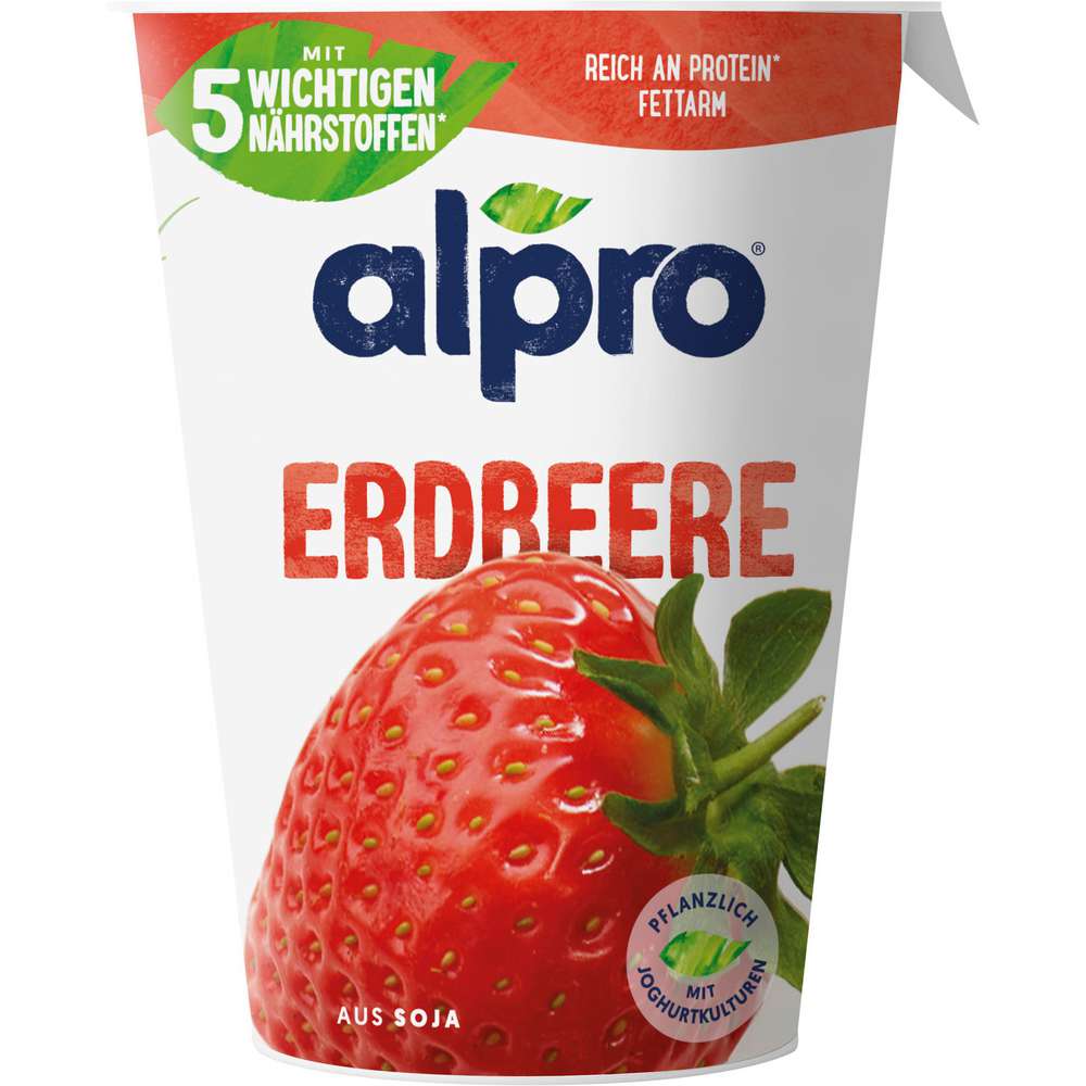 Produktabbildung Alpro Soja-Joghurtalternative, Erdbeere