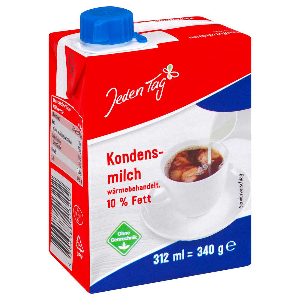 Produktabbildung Jeden Tag Kondensmilch 10%