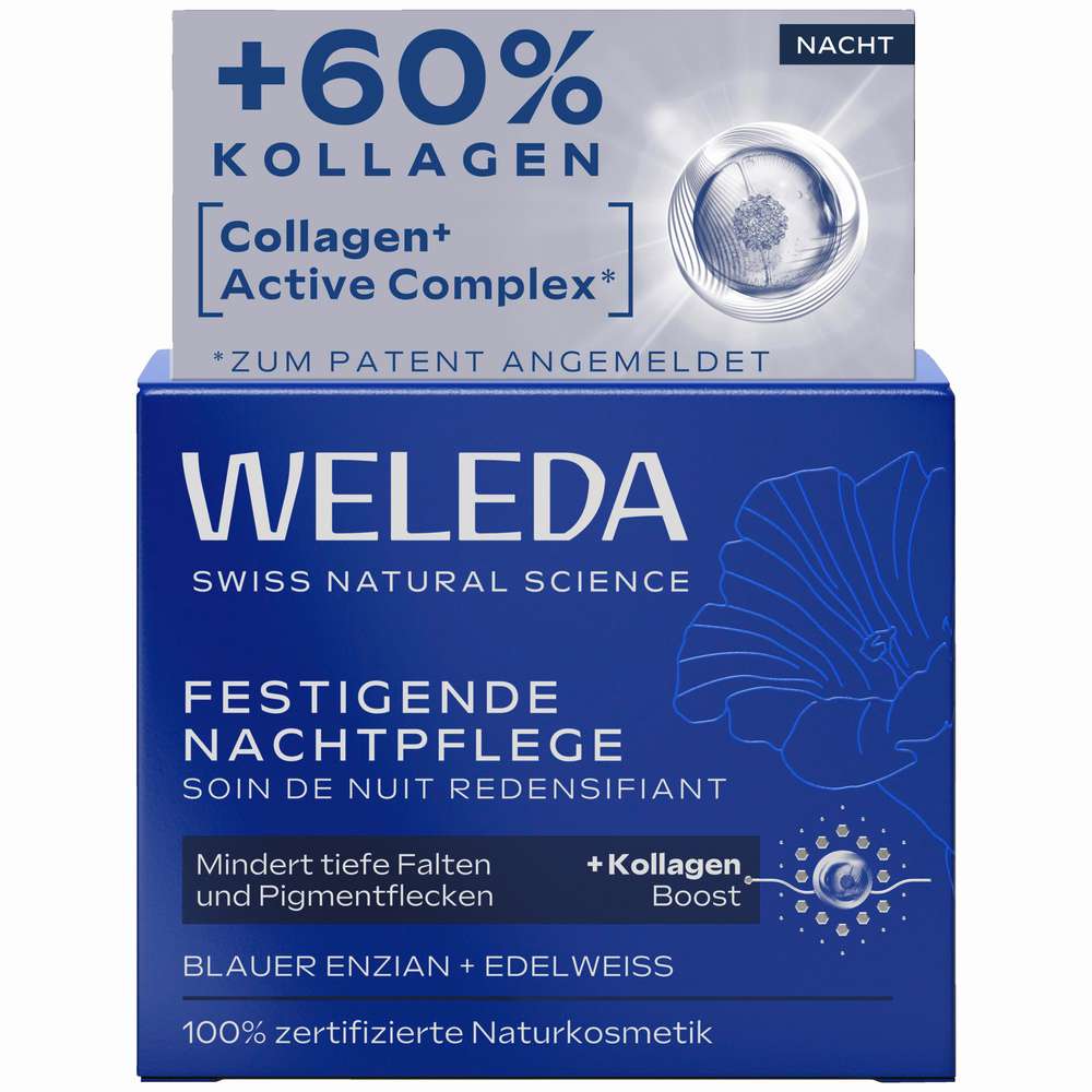 Produktabbildung Weleda Nachtpflege Blauer Enzian & Edelweiss
