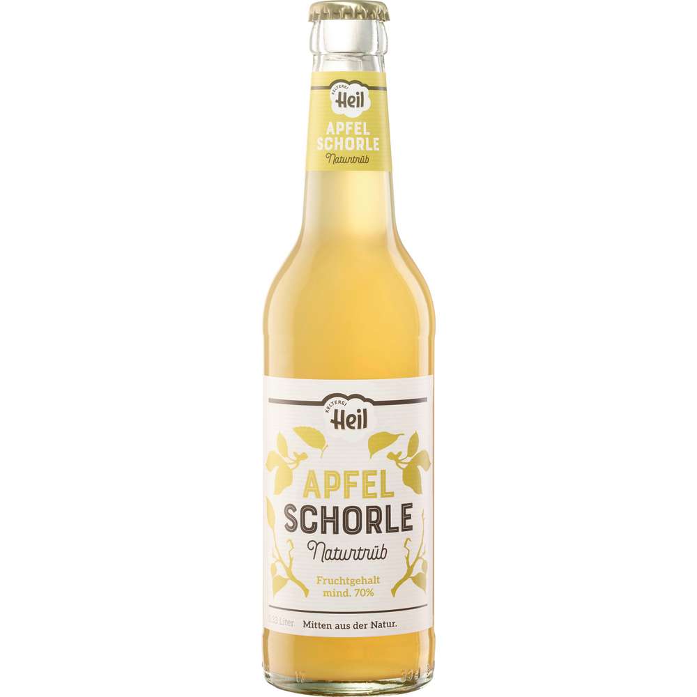 Produktabbildung Kelterei Heil Apfelschorle naturtrüb