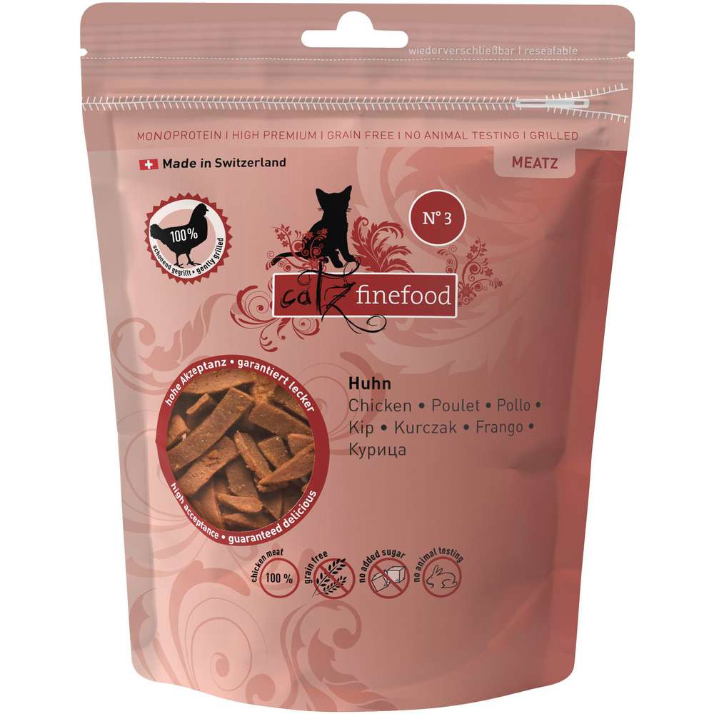 Produktabbildung catz finefood Katzen-Snacks Meatz, N° 3, Huhn