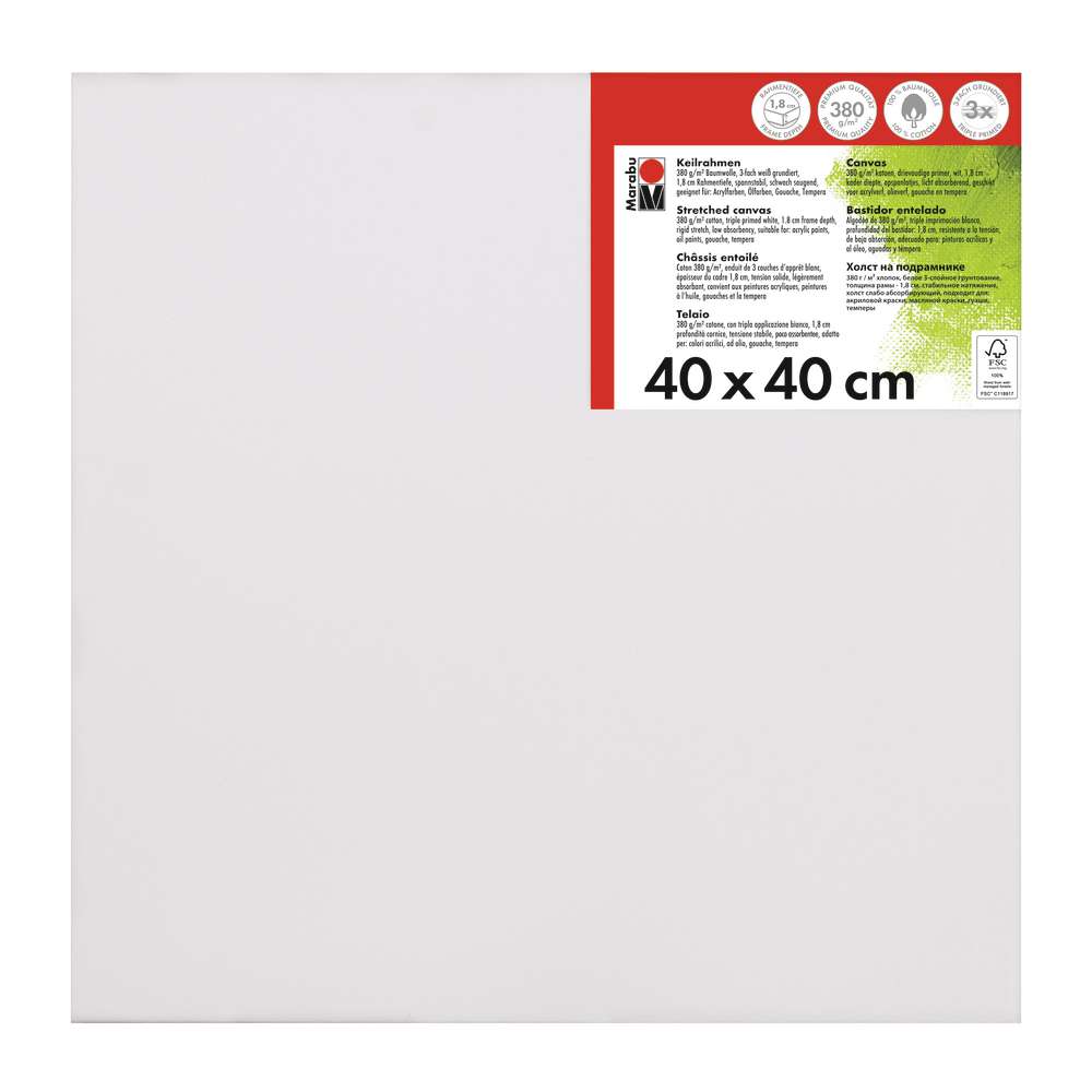 Produktabbildung Marabu Keilrahmen 40x40cm