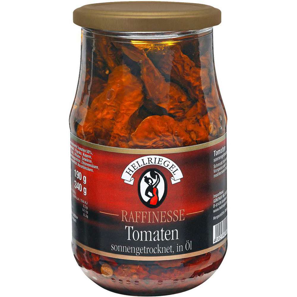 Produktabbildung Hellriegel Tomaten getrocknet, in Öl 