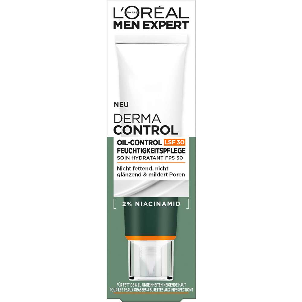 Produktabbildung L´Oreal Men Expert Derma Control Feuchtigkeitspflege LSF30