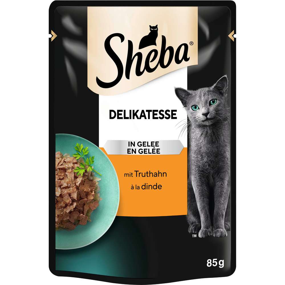 Produktabbildung Sheba Katzen-Nassfutter Truthahn in Gelee