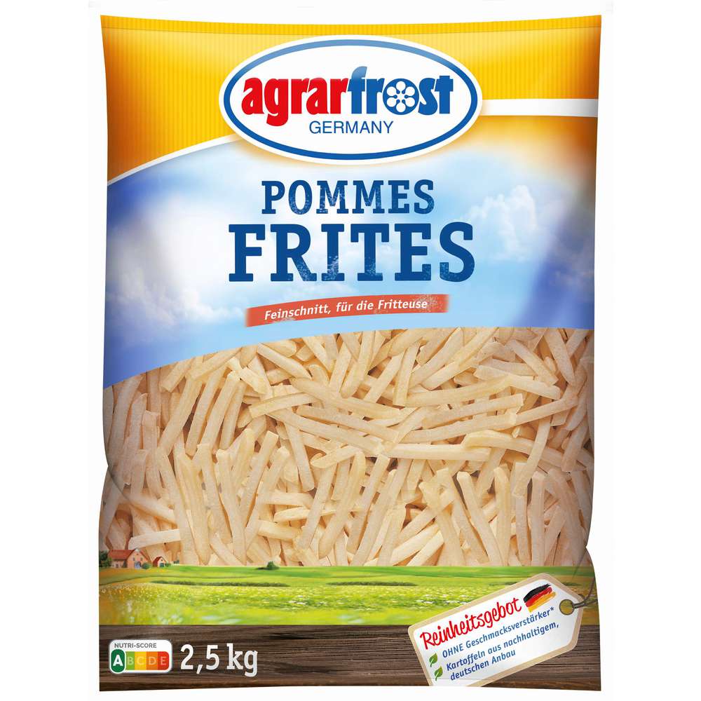 Produktabbildung Agrarfrost Pommes Frites Feinschnitt, tiefgekühlt