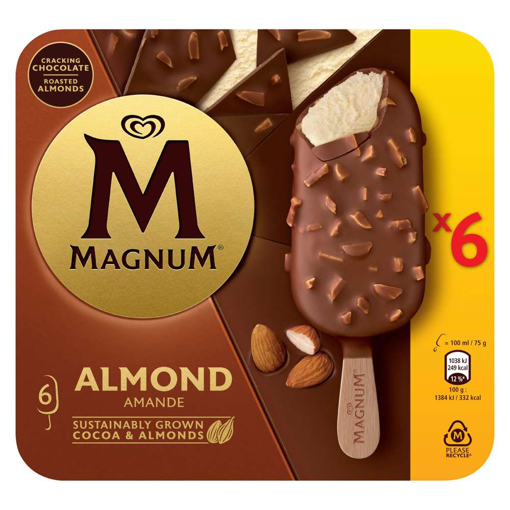 Produktabbildung Magnum Stiel-Eis, Mandel
