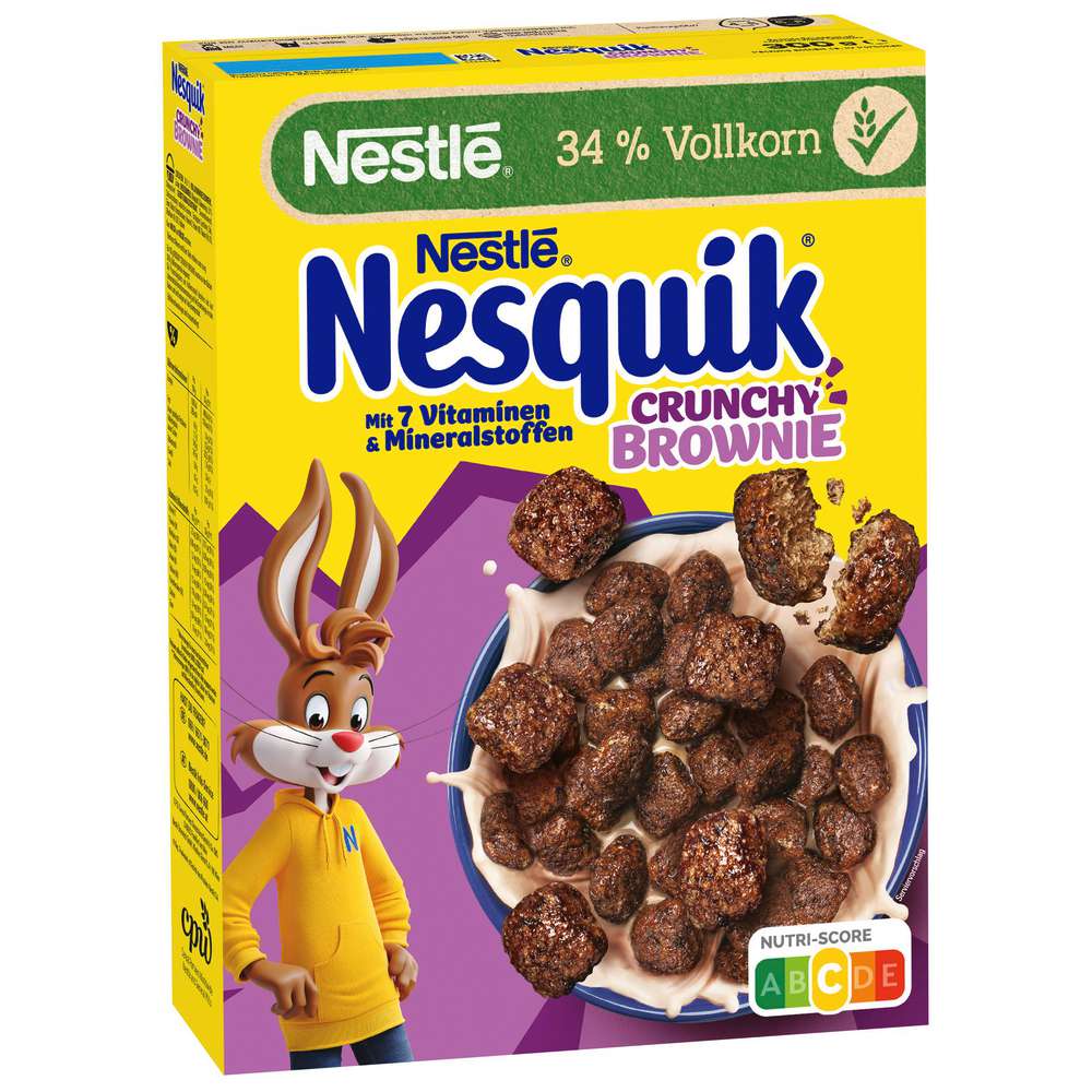 Produktabbildung Nestle Nesquik Crunchy Brownie Cereal