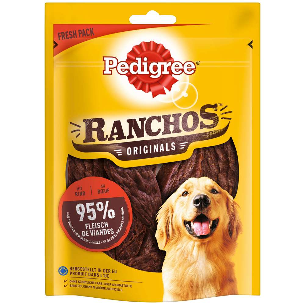 Produktabbildung Pedigree Hunde-Snack Ranchos, Rind