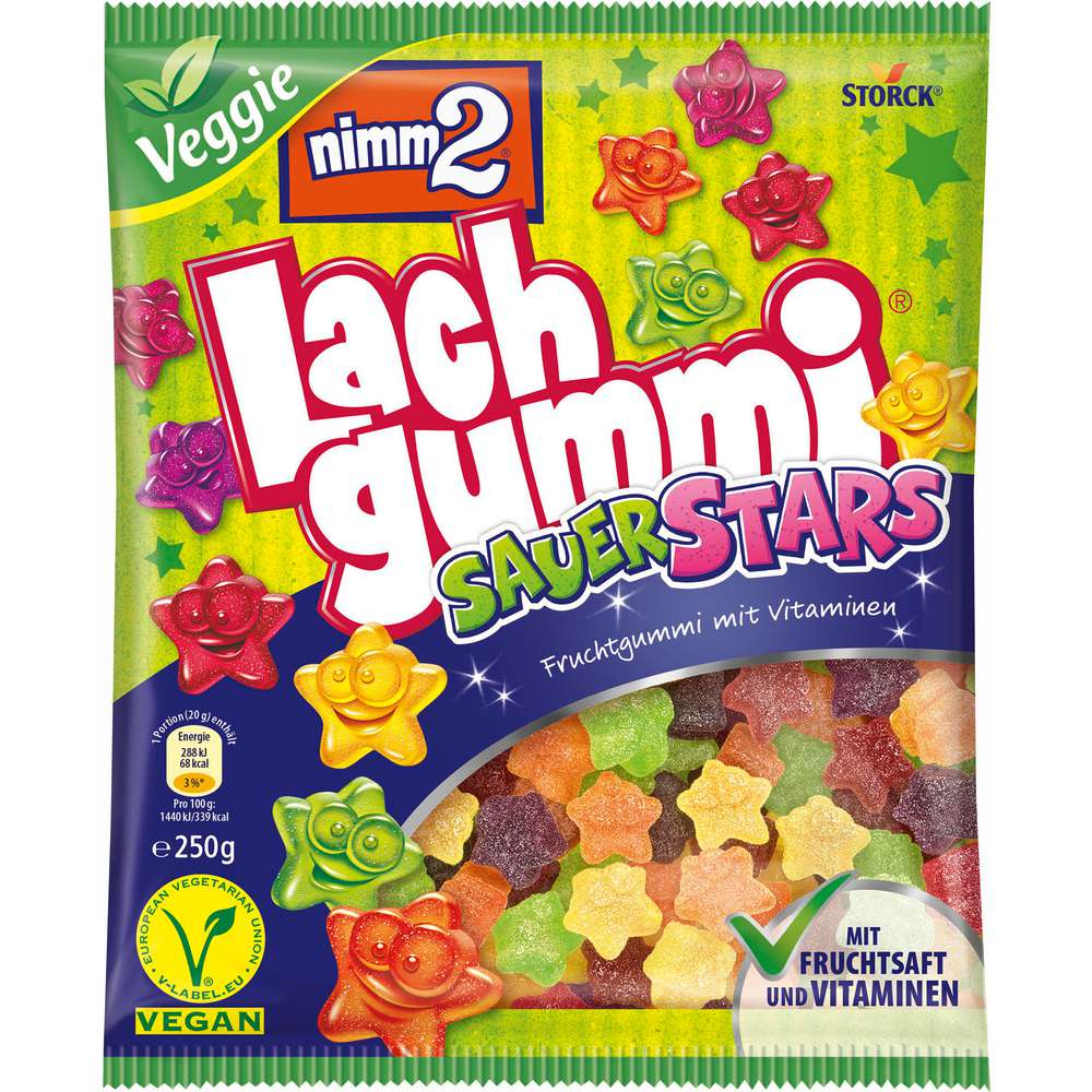 Produktabbildung Nimm2 Lachgummi, SauerStars