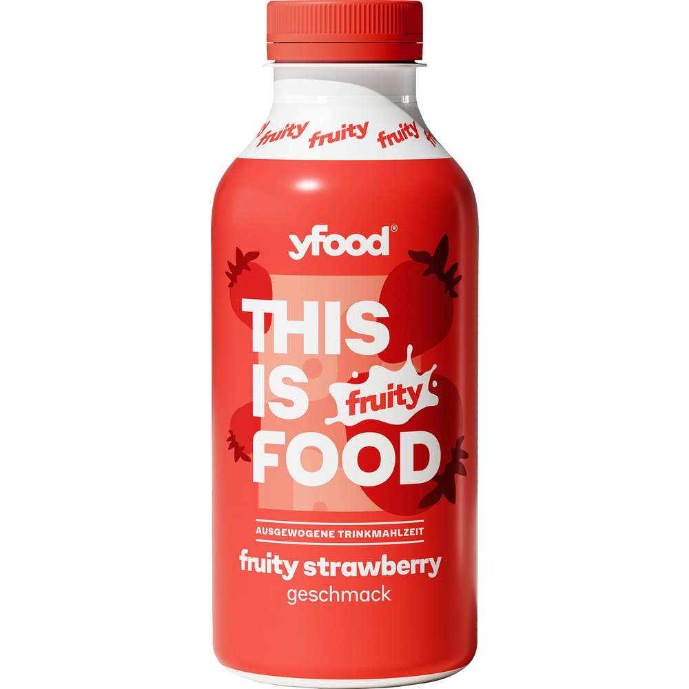 Produktabbildung YFood Trinkmahlzeit This is Food Fruity, Erdbeere