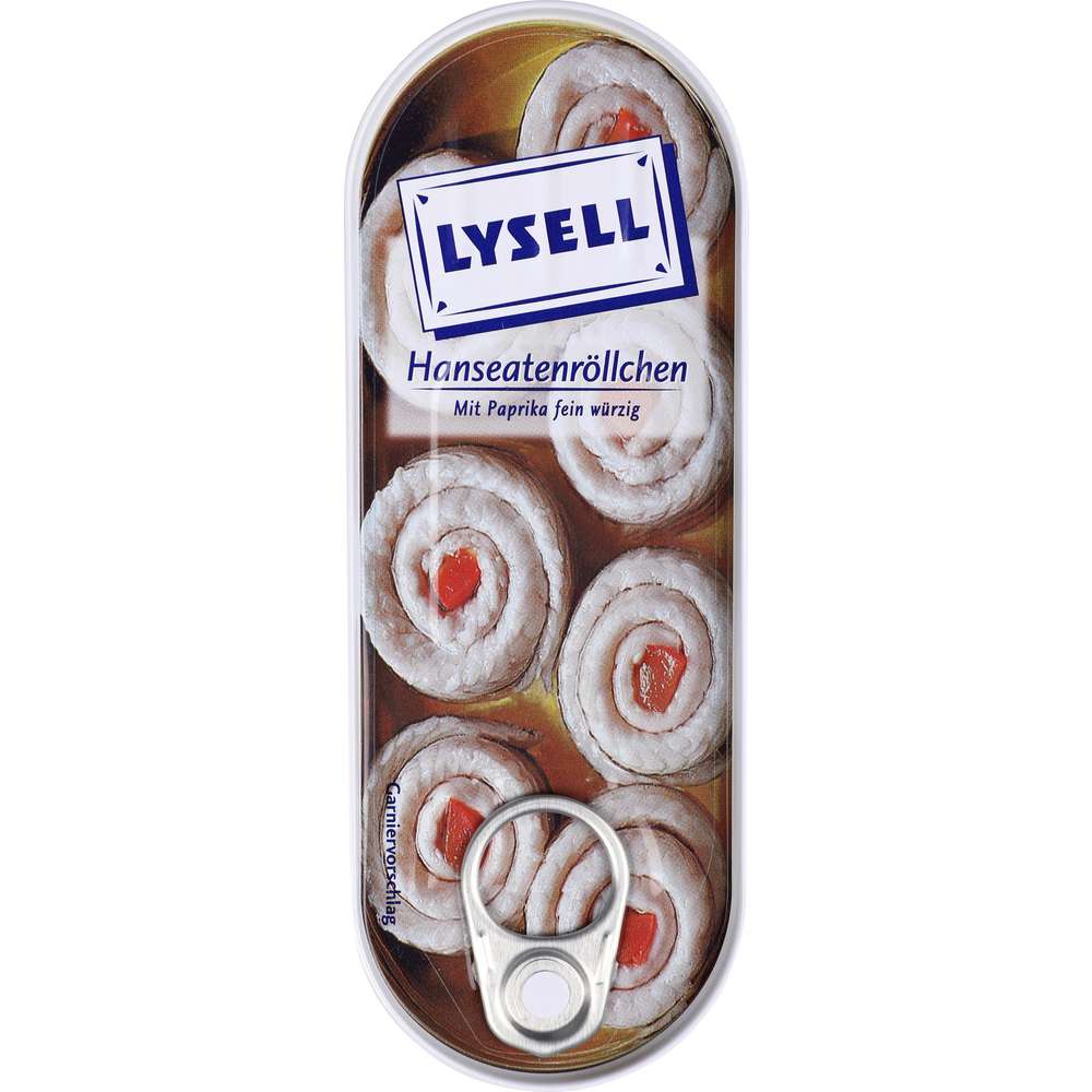 Produktabbildung Lysell MSC Heringsfilets Hanseatenröllchen mit Paprika