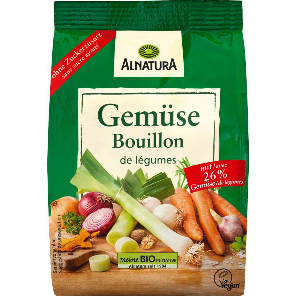 Produktabbildung Alnatura Bio Gemüsebrühe Bouillon, Nachfüllpack