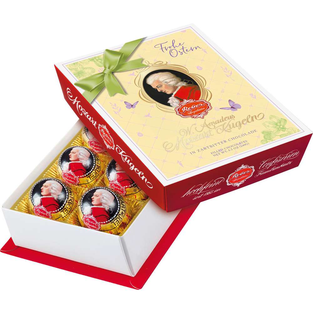 Produktabbildung Reber Mozart-Kugeln, Frohe Ostern