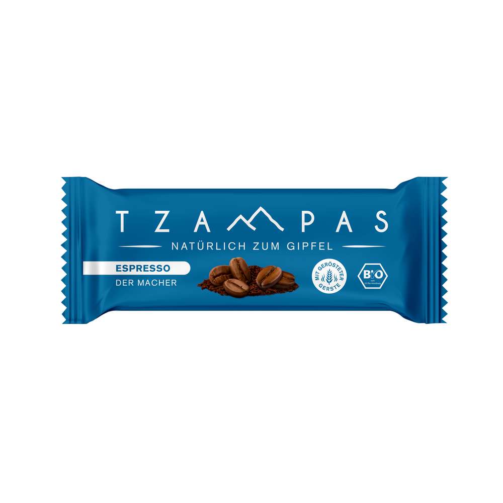 Produktabbildung TZAMPAS Energieriegel Espresso