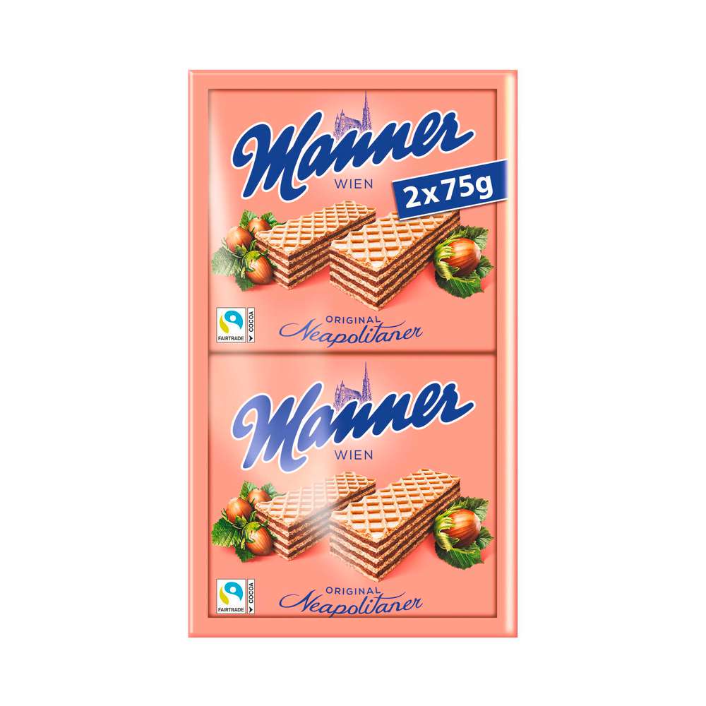 Produktabbildung Manner Neapolitaner Waffeln, Haselnuss