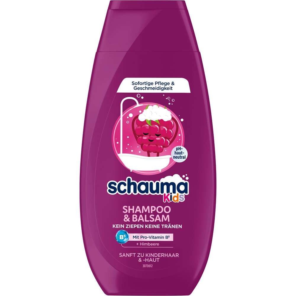 Produktabbildung Schauma Shampoo & Balsam Kids, Himbeere