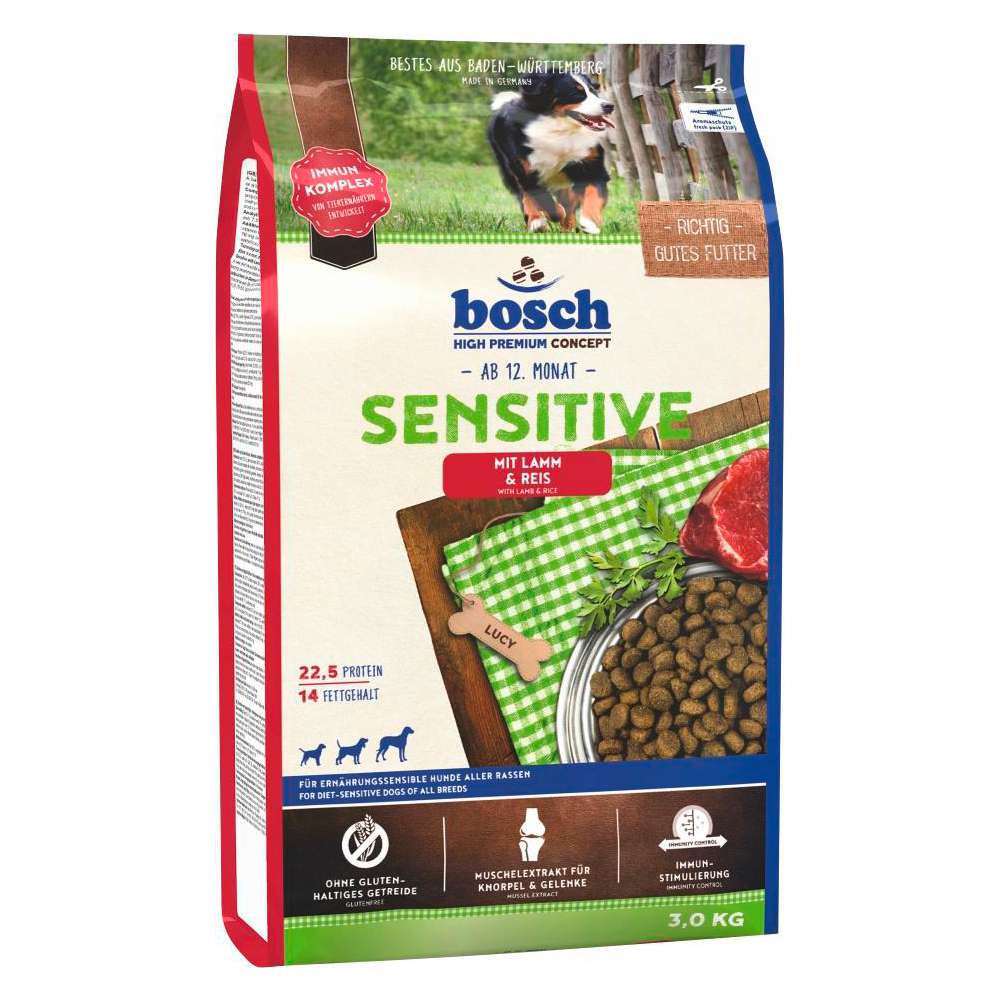 Produktabbildung Bosch Hunde-Trockenfutter Sensitive, Lamm/Reis