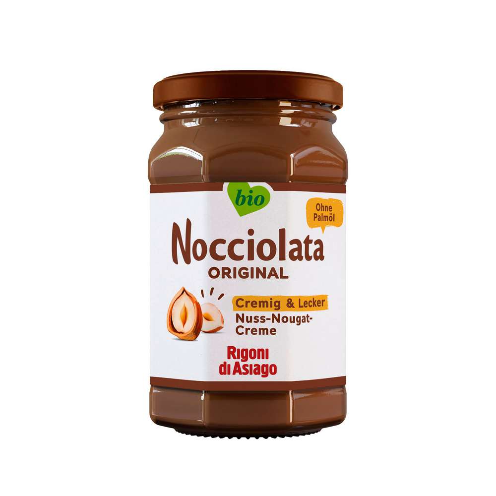 Produktabbildung Rigoni di Asiago 
Bio Nocciolata Nuss Nougat Creme