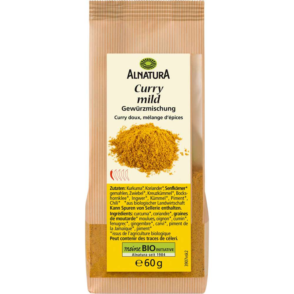 Produktabbildung Alnatura Bio Gewürzmischung Curry mild