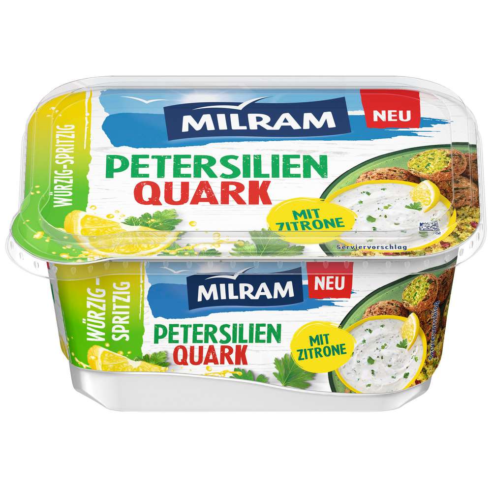 Produktabbildung Milram Petersilien Quark mit Zitrone