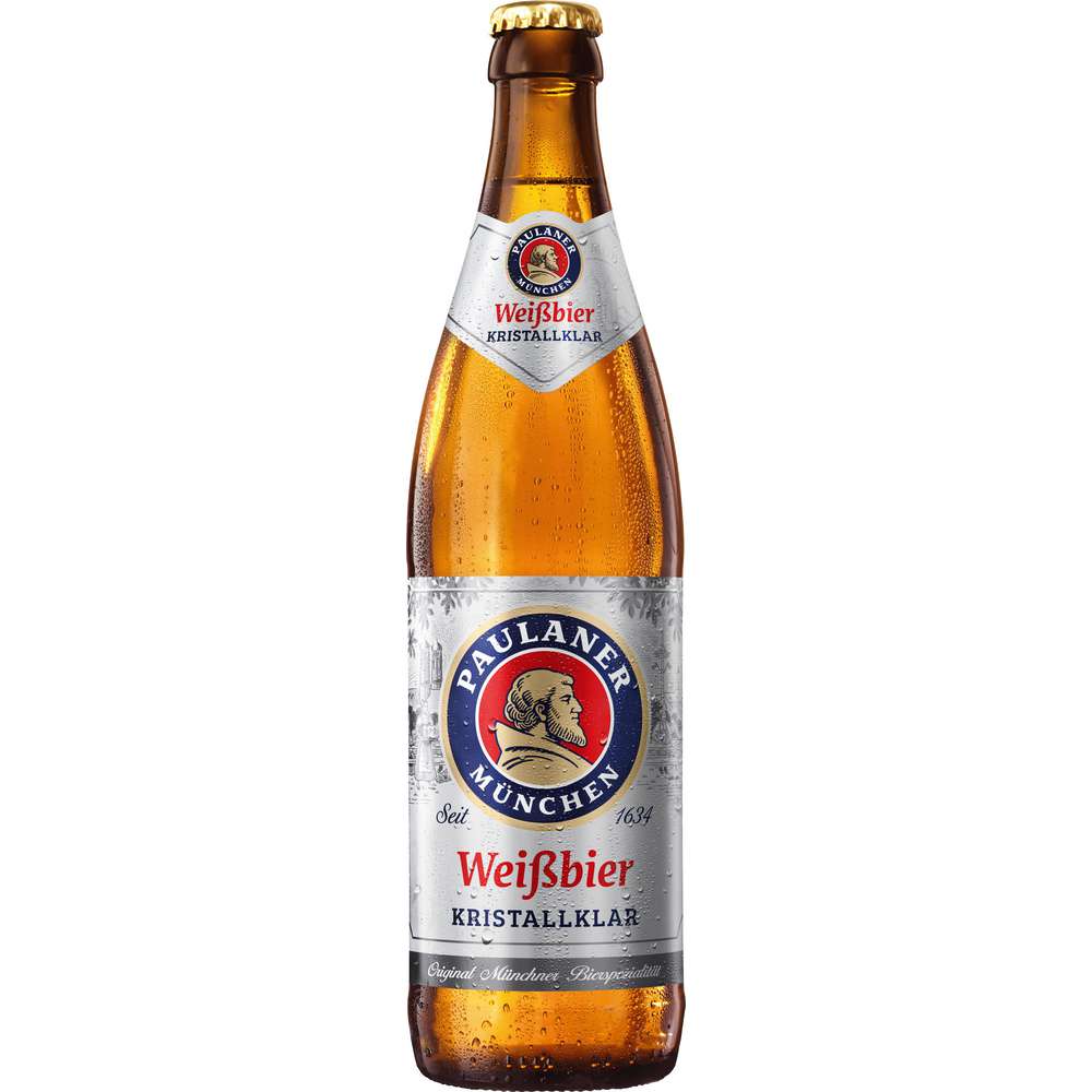 Produktabbildung Paulaner Weißbier, kristallklar 5,2 %