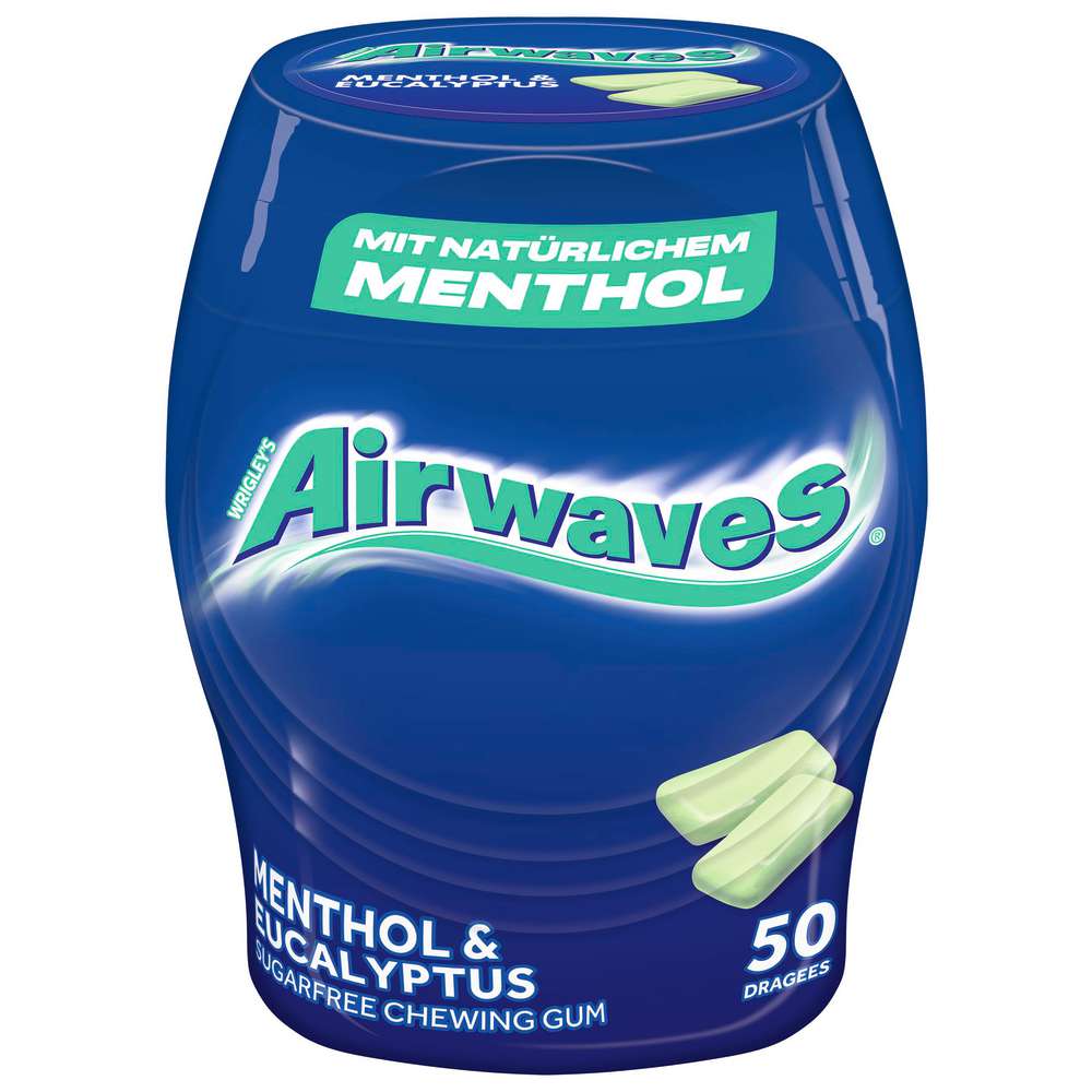 Produktabbildung Airwaves Kaugummi, Menthol & Eucalyptus