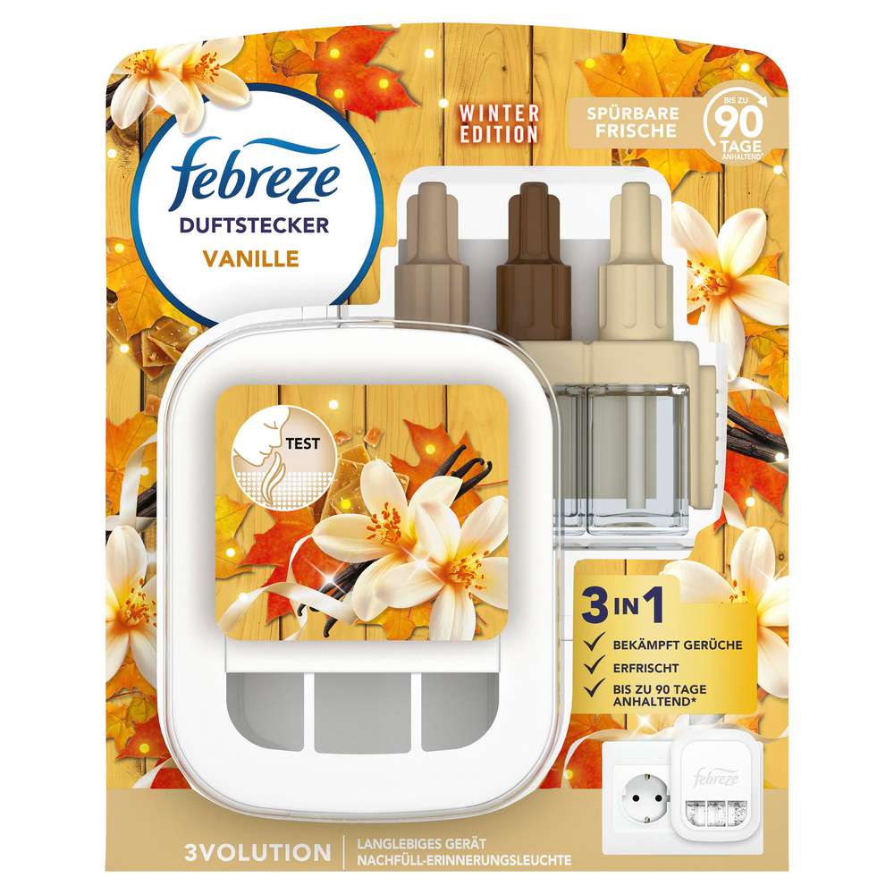 Produktabbildung Febreze Duftstecker 3V Starter-Set, Vanille