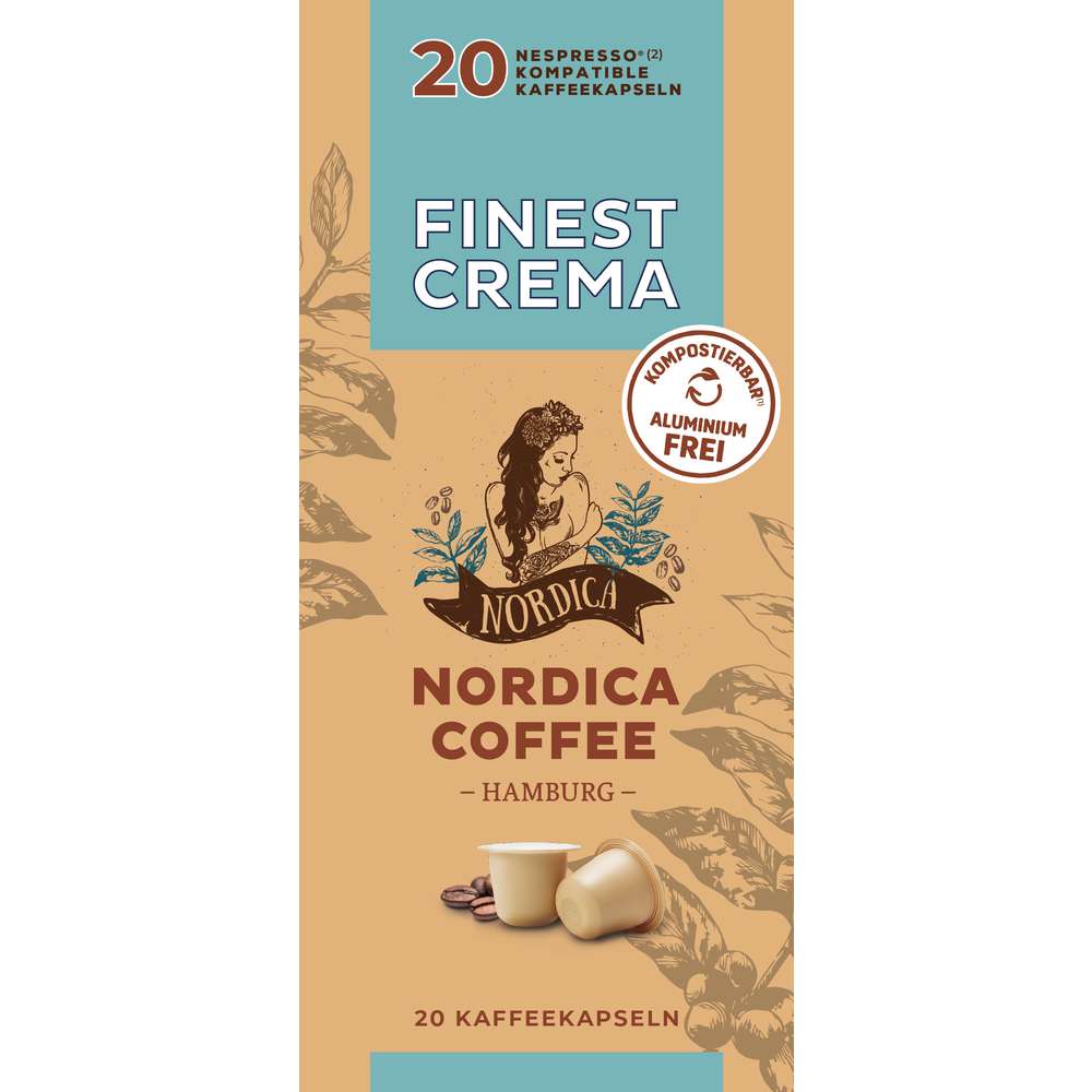 Produktabbildung Nordica Finest Kapseln Crema