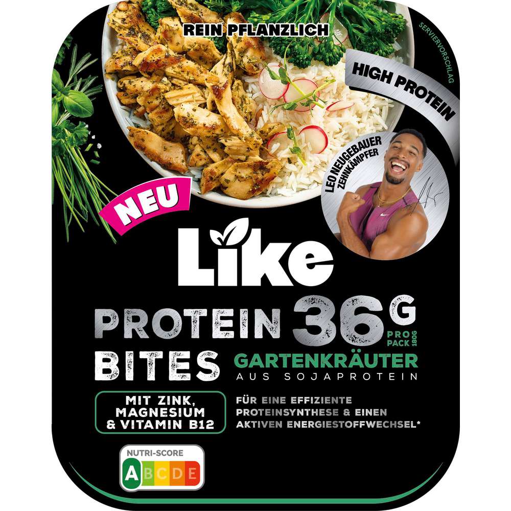 Produktabbildung Like Meat Protein Bites Gartenkräuter aus Sojaprotein