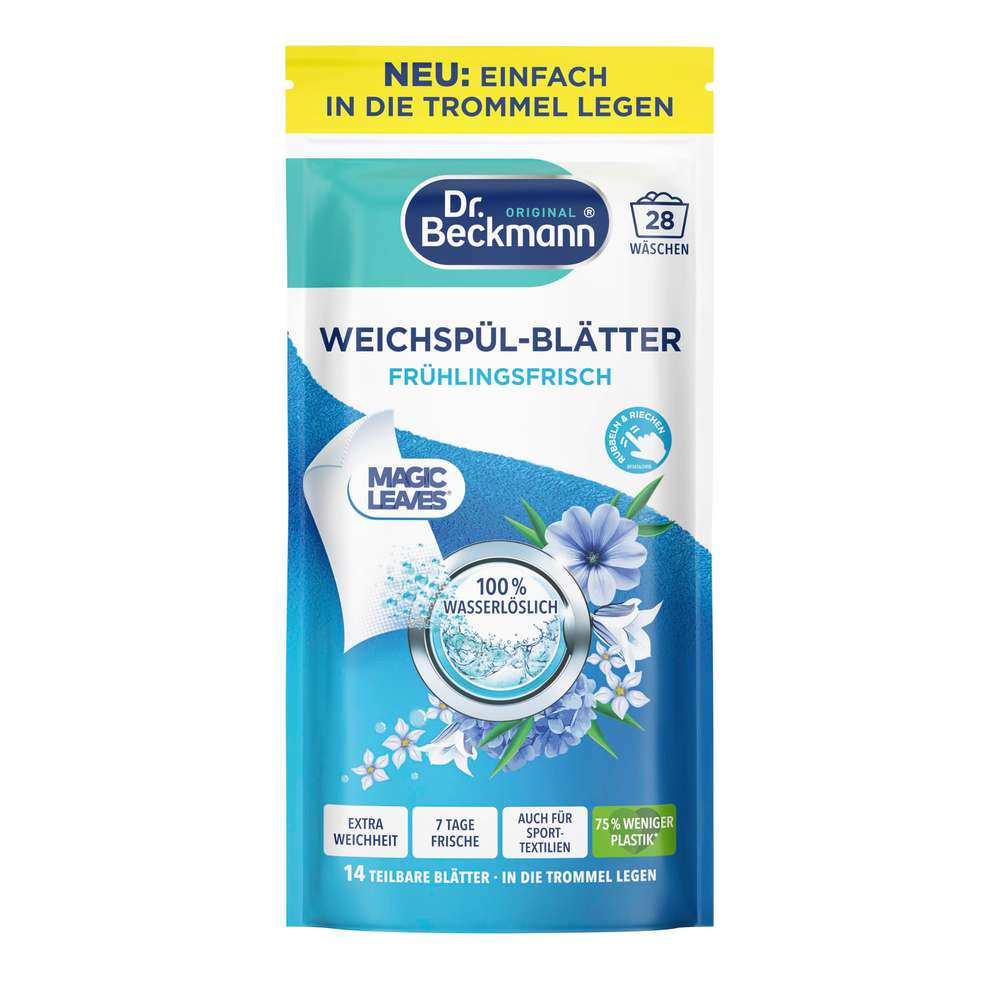 Produktabbildung Dr. Beckmann Weichspül-Blätter, Frühlingsfrisch