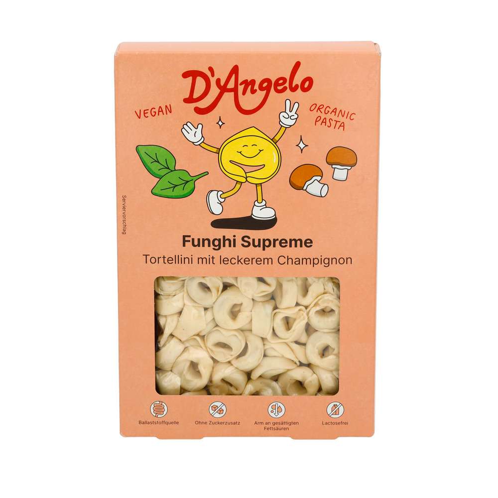Produktabbildung D'Angelo Bio Pasta Tortellini Champignon