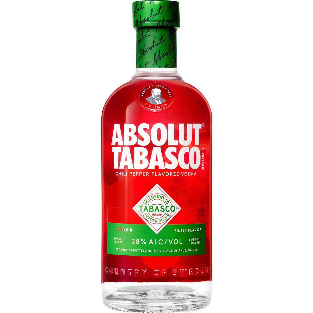 Produktabbildung Absolut Vodka Tabasco 38%