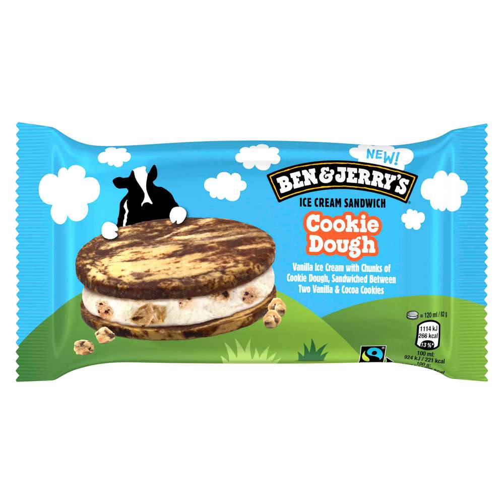 Produktabbildung Ben & Jerry's Eis Sandwich, Cookie Dough