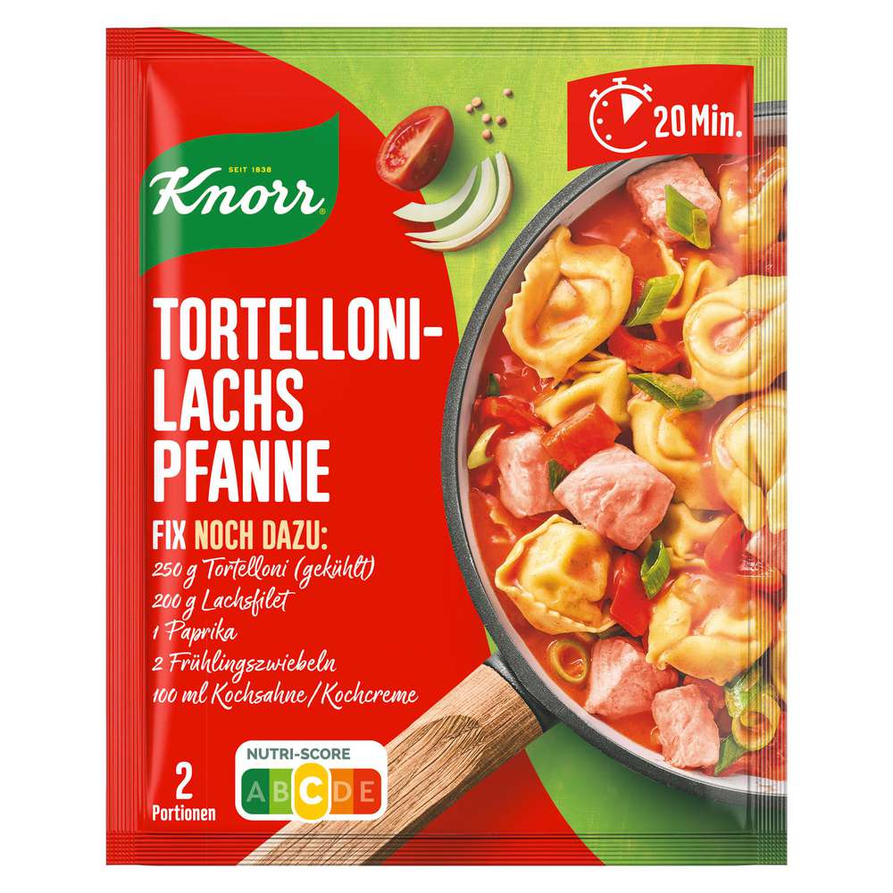 Produktabbildung Knorr Fix-Würzmischung, Tortellini Lachs-Gemüse