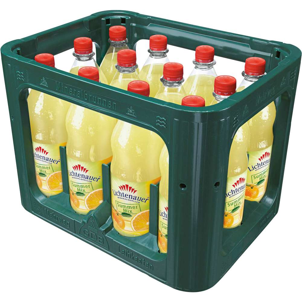 Produktabbildung Lichtenauer Citrus Limonade, Summer-Mix (12x 1,000 Liter)