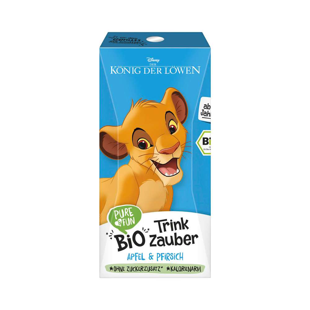 Produktabbildung Pure & Fun Bio Trinkzauber Donald Duck, Apfel-Pfirisich