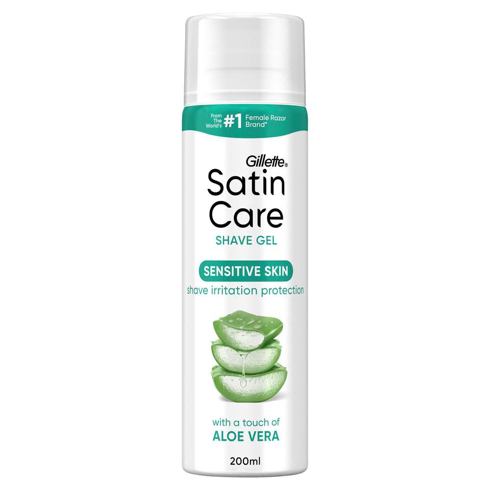 Produktabbildung Gillette Satin Care Rasiergel, Aloe Vera