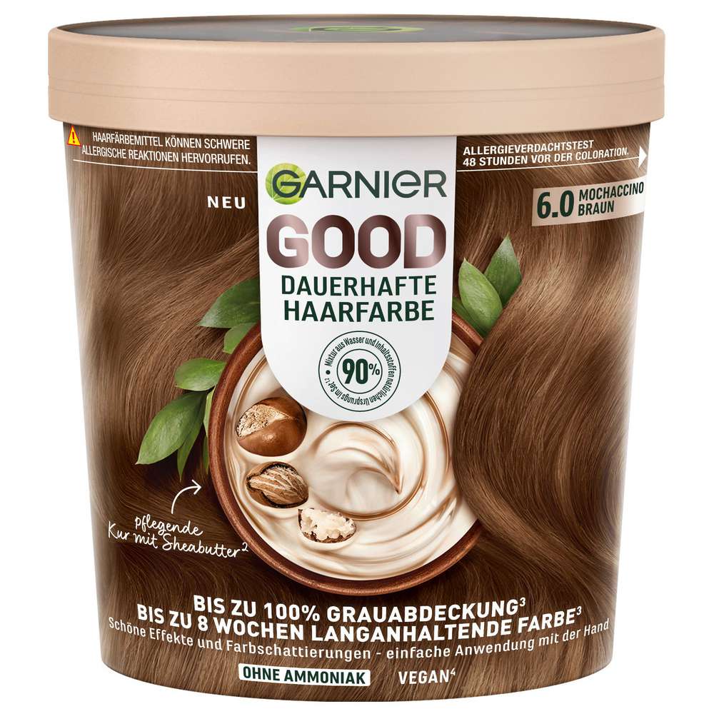 Produktabbildung Garnier Good Haarfarbe, 6.0 Mocchaccino Braun