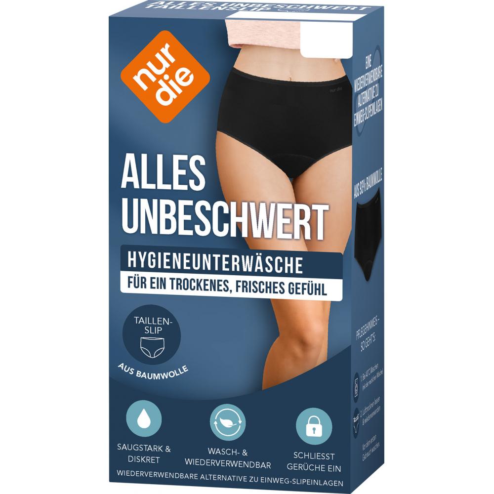 Produktabbildung keine Marke Hygieneunterwäsche Damen-Slips Alles unbeschwert, je 3 Stück