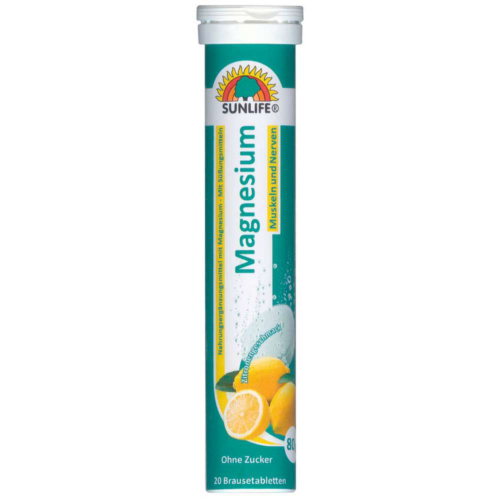 Produktabbildung Sunlife Magnesium Brausetabletten